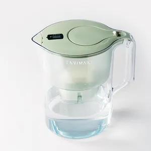 Fast Filtration and Purification Water Filter Pitcher Removes Chlorine& Metals for Clean Tasting Drinking Water