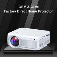 Proyector LCD WIFI Portátil con Android, 220 ANSI Lúmenes, Pantalla Inteligente, Video Full HD 1080P 4K, Precio de Fábrica