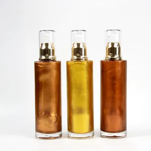 Hidratante natural, óleo corporal brilhante dourado brilho corpo brilho brilho spray iluminação maquiagem
