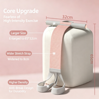 Bande de résistance en tissu Micogo Yoga avec poignées, corde élastique anti-casse pour exercices de sit-up et entraînement de force