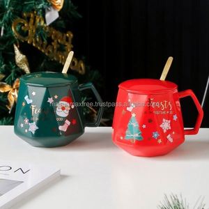 Tendencias 2024, Ideas de Regalos al por Mayor, Tazas de Papel Navideñas para Niñas, Mujeres y Niños, para Fiestas de Navidad, Uso Promocional, Blancas con Dibujos Animados - Product Image 4