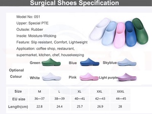 PTE antideslizante de goma Médico Quirúrgico Clog Slipper Hospital de <span class=keywords><strong>teatro</strong></span> - Product Image 6