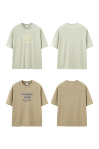 Men Round Neck Short Sleeve T Shirt 2026 Summer New Arrival American Street Style Vacation <b>Surf</b> <b>Printed</b> Casual Oversized Tee - Product Image 1
