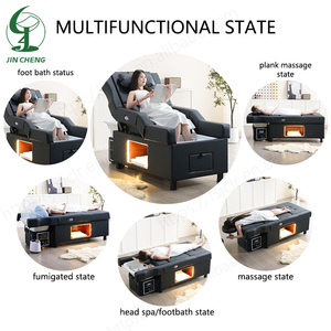 Jincheng Schönheitssalon Luxus-Waschbecken Thai Elektrisches Massagebett Shampoo-Fußpflege-Stuhl Japanisches Kopf-Spa-Bett - Product Image 4