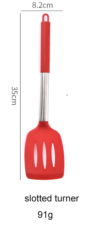 Modèle 7, spatule à trous rouge.