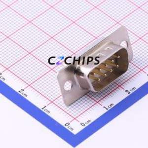 GDM09M-180 D-Sub/VGA Connector Connector ( Connector Type: Standard D-Sub )( Gender: Male )( Total Number of PINs: 9P ) - Product Image 1