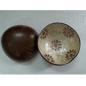 Bol en Coque de Noix de Coco Fait Main, Bol en Bois Naturel Durable pour Smoothies, Salades, Desserts, Ustensiles de Cuisine, Vente en Gros - Product Image 3