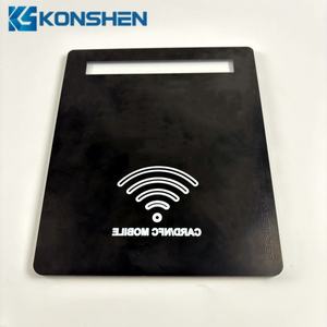 <span class=keywords><strong>Carte</strong></span> d'accès NFC personnalisée 5mm sérigraphie verre trempé écran tactile interrupteur couvercle d'affichage verre - Product Image 4