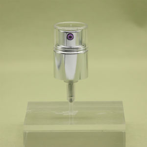 Pompe distributrice en plastique aluminium argenté pour huile essentielle sérum <span class=keywords><strong>Esssence</strong></span> huile capillaire - Product Image 5