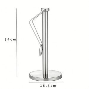 <b>Paper</b> <b>Towel</b> Roll <b>Holder</b> Stand Tissue <b>Holder</b> Metal Kitchen Tissue <b>Paper</b> <b>Holder</b> Steel Tissue <b>Paper</b> <b>Holder</b> - Product Image 4