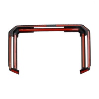 Garniture de couvercle de ventilation AC en fibre de carbone pour accessoires de ramassage Tesla Cybertruck 2024