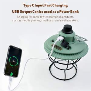 2023 <span class=keywords><strong>lampe</strong></span> de tente rotative <span class=keywords><strong>Rechargeable</strong></span> à <span class=keywords><strong>LED</strong></span>, lumière de Camping Vintage, lanterne de Camping rétro pour l'extérieur - Product Image 4