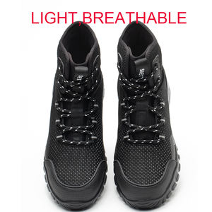 Scarpe da lavoro leggere da <span class=keywords><strong>uomo</strong></span> scarpe di sicurezza antiscivolo traspirante resistente alle forature a prova di taglio alto - Product Image 4
