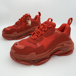 2026 Chaussures de sport triples en cuir de luxe de créateur de premier plan, originales, célèbres et tendance, pour la marche décontractée - Product Image 2