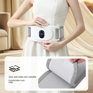 Nouvelle ceinture chauffante vibrante pour le dos avec fonction musicale, prise US, minuterie 1h, pour soulager les douleurs lombaires et abdominales - Product Image 4
