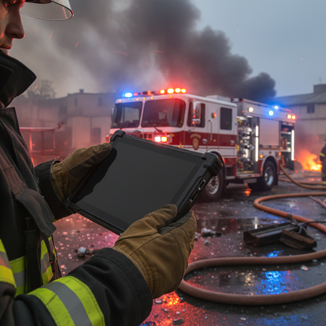 IP65 Waterproof 10-inch 8GB 5G -20~55 Wide Temp Anti-Vibration Industrial AI-Ready Rugged Tablet Intel USB 3.0 Factory