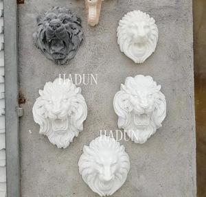 <span class=keywords><strong>Fontaine</strong></span> d'eau murale en pierre suspendue tête <span class=keywords><strong>de</strong></span> lion <span class=keywords><strong>de</strong></span> jardin en pierre blanche à bas prix - Product Image 2