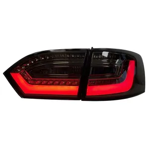 Smoked lens LED tail lights for 2012 2013 2014 Jetta Mk6