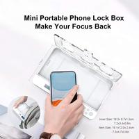 Boîtier de verrouillage portable intelligent avec minuterie de contrôle automatique pour téléphone et tablette