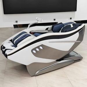 Smart Heating Luxury Massage Chair | <b>Plug</b>-In Voice <b>Control</b> <b>Remote</b> <b>Control</b> Musical Full Body Massager with SL-Type Guide Rail - Product Image 2