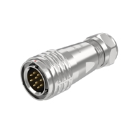 Connecteur circulaire SF16 2/3/4/5/7/9 broches Push-Pull à verrouillage rapide, étanche IP67, 10A, en cuivre, pour connexions mâle/femelle