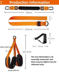 Support de bras rembourré pour bâtiment de gymnastique <span class=keywords><strong>Sangle</strong></span> ab suspendue <span class=keywords><strong>Sangle</strong></span> d'assistance à la traction Barre d'assistance à la traction - Product Image 3