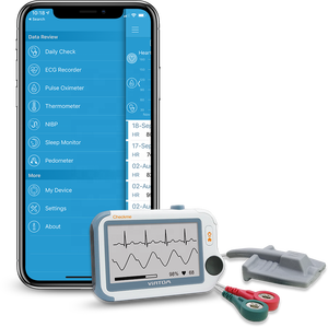 جهاز فياتوم شيكتمي برو ، مستلزمات طبية, جهاز رقمي لقياس ضربات القلب ، جهاز هولتر ، جهاز رقمي EKG NIBP SpO2 لمراقبة معدل نبض المعصم - Product Image 4