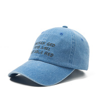 Gorra de béisbol de mezclilla para mujer con estampado de letras, sombrero de sol de ala ancha, gorra transpirable de visera delgada para actividades casuales al aire libre OEM