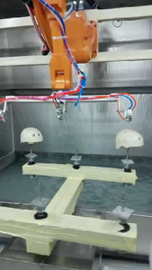 Bras automatique de robot de pulvérisation de <span class=keywords><strong>peinture</strong></span> de casque, robot de <span class=keywords><strong>peinture</strong></span> automatique <span class=keywords><strong>pour</strong></span> casques avec ligne Coneyor et plateau tournant - Product Image 6