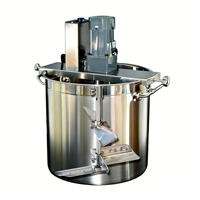 Marmite Chauffante Automatique Compacte 100L avec Fonction de Remplissage, de Friture, de Mélange et de Mélange de Sauces, Antiadhésive, 400W, Cuivre Pur