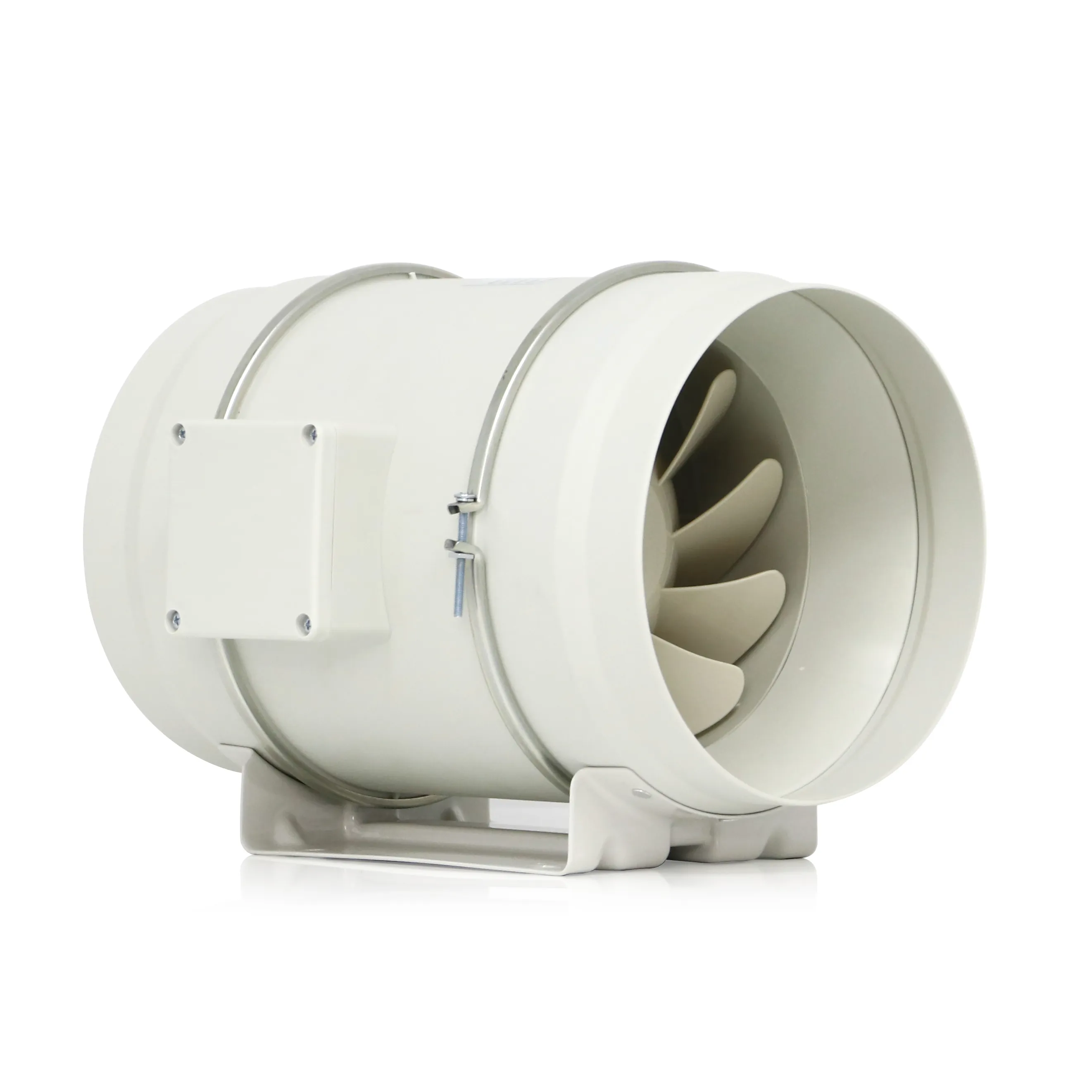 Ventilatore HVAC del ventilatore del ventilatore del condotto in linea da 8 pollici per l'idroponica di aspirazione della ventilazione