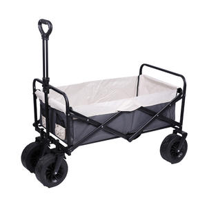 Outdoor <span class=keywords><strong>Beach</strong></span> Wagon Folding Wagon <span class=keywords><strong>Cart</strong></span> Heavy Duty Carrinho de jardim com All-Terrain Wheels Vagão utilitário portátil para Camping - Product Image 1