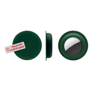 Funda de silicona autoadhesiva antipérdida para Airtags, funda protectora de rastreador a prueba de arañazos para accesorios de <span class=keywords><strong>buscador</strong></span> de Airtags - Product Image 1