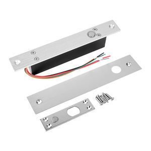 Narrow Plate Electric Bolt Lock 2/5/6/7/8/9 Line For Glass Wooden Metal Doors With <strong>Key</strong> Unlock Modern Simple Style - Product Image 3