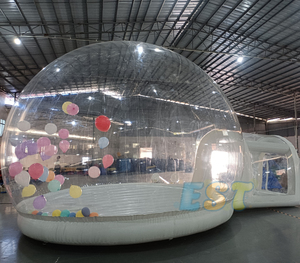 Casa Gonfiabile a Bolla in PVC 5m con Piattaforma per Saltare, Tenda a Cupola Trasparente Gonfiabile, Casa Rimbalzante a Bolla per Bambini - Product Image 3