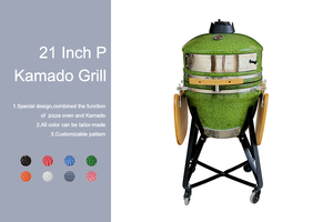 Auplex Italien Moderne Céramique <span class=keywords><strong>Four</strong></span> <span class=keywords><strong>À</strong></span> <span class=keywords><strong>Pizza</strong></span> Intérieur Commercial/Restaurant Utilisation Vert Charbon De Bois Acier Fer Mobile Extérieur Au Feu De Bois - Product Image 2