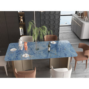 Keramische steenplaat + eettafel salontafel achtergrondwand droge korrel gepolijste oppervlakte moderne slaapkamer hal woonkamer buiten - Product Image 4