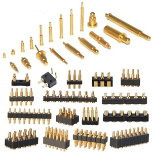 Tùy chỉnh mùa xuân thăm dò tải Brass POGO pin kết nối SMT mùa xuân thimble cao hiện tại đàn hồi điện cực POGO Pin - Product Image 1