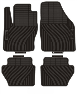 Alfombrillas Impermeables Antideslizantes de Látex para Asientos Delanteros y Traseros de Automóvil - Product Image 4