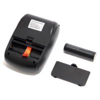 Printer Thermal Mini 58mm, Printer Thermal Mini, Printer POS, hitam dan putih, untuk Smartphone dan komputer, BT + USB