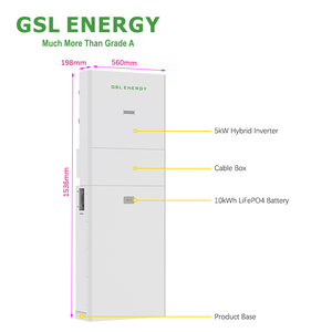 GSL ENERGY Germany Stock Hybrid Solar System 5kWh 10kWh 15kWh 20kWh 25kWh 30kW Home Energy Storage All in One Power - Product Image 2
