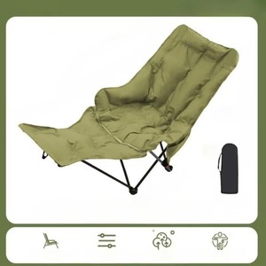 Sedia da campeggio portatile pieghevole Moon Chair per esterni, sedia da spiaggia con schienale alto e grande capacità di carico - Product Image 6