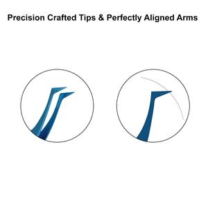 Extensions de Cils Vente en Gros Pince à Épiler Kit de Pince à Cils en Acier Inoxydable de Haute Qualité Marque Privée - Product Image 3