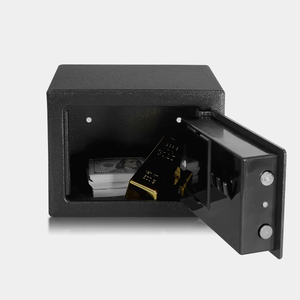 Mini điện tử kỹ thuật số Locker hộp thép hộ gia đình nhỏ văn phòng tài liệu & đồ trang sức an toàn với Key khóa tiền gửi két - Product Image 3