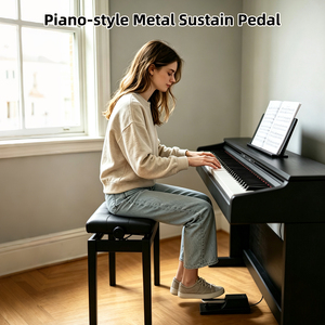 Pedal de Sustain <span class=keywords><strong>Eléctrico</strong></span> al por Mayor, 25 Unidades, Pedal de Efectos para Teclados Electrónicos y Guitarras de Todo Tipo - Product Image 3
