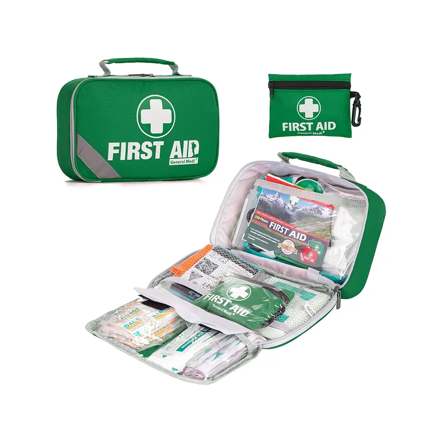 BS-8599-1 Kit de primeiros socorros Kit de primeiros socorros Kit de primeiros socorros de trabalho essencial para suprimentos médicos de emergência