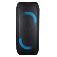 Altavoz Bluetooth de 2 Vías PARTY BT 2 WAY QURAN Combo PC PRO, Altavoz de Escritorio Doble de 6.5 Pulgadas, LED para Interiores, Iglesia, USB, Batería, Radio FM, Audio, RGB
