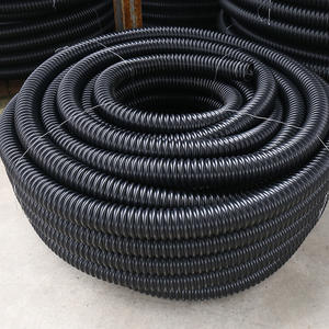 Tuyau ondulé en carbone <span class=keywords><strong>pré</strong></span>-intégré souterrain HDPE avec manchons de câble de lampadaire en fil d'acier - Product Image 2