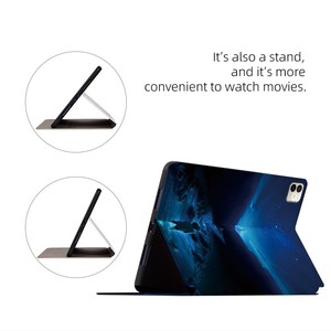 Funda Protectora para Tablet con Diseño de Cielo Estrellado, de Cuero PU, a Prueba de Golpes, con Tapa Abatible, para <span class=keywords><strong>Realme</strong></span> <span class=keywords><strong>Pad</strong></span> 3 de 11.61 Pulgadas - Product Image 4