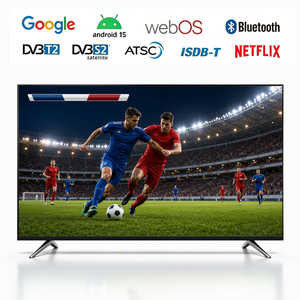ทีวีสมาร์ทแอนดรอยด์ WiFi 4K QLED ขนาด 85-100 นิ้ว จากโรงงานโดยตรง (OEM) ความถี่ 60Hz สีดำ พร้อมระบบ Dot Rich Color Gamut ในตัว คุณภาพสูง - Product Image 1